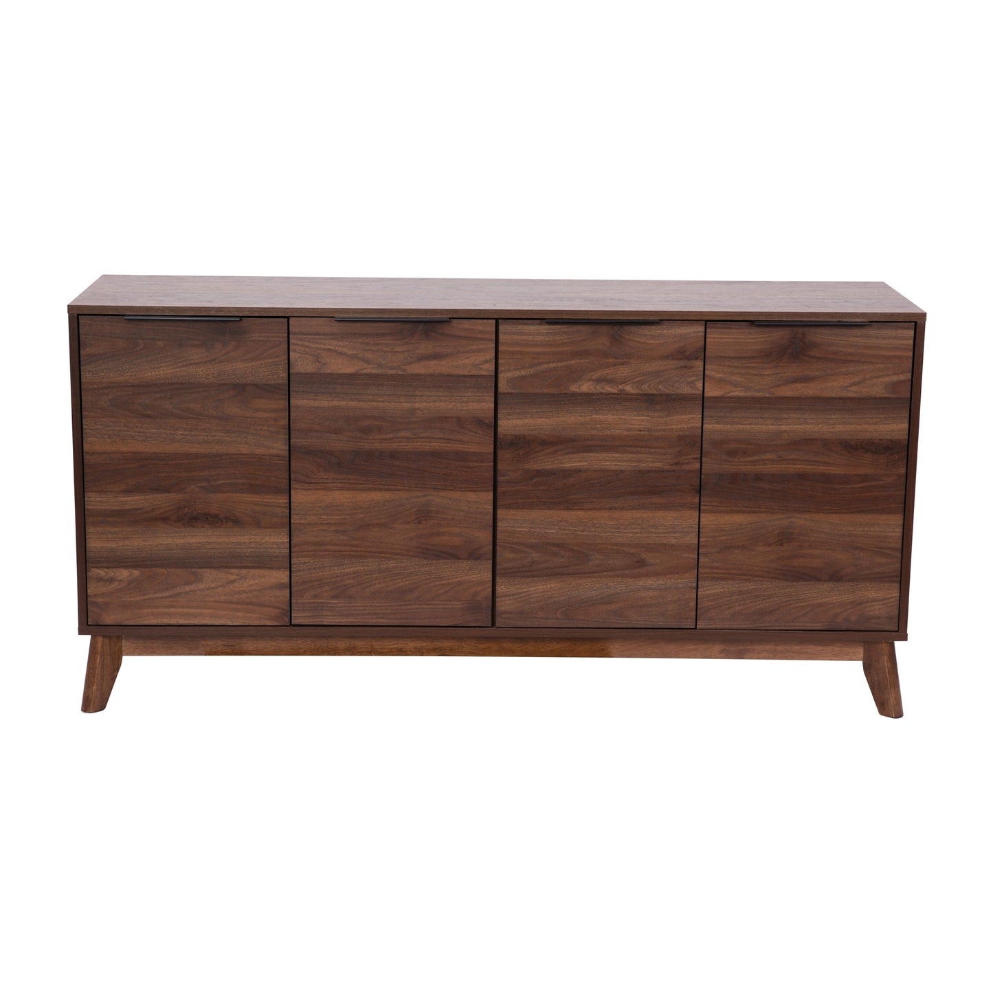 Dark Walnut 4 Door Buffet EM-0372-WAL-GG