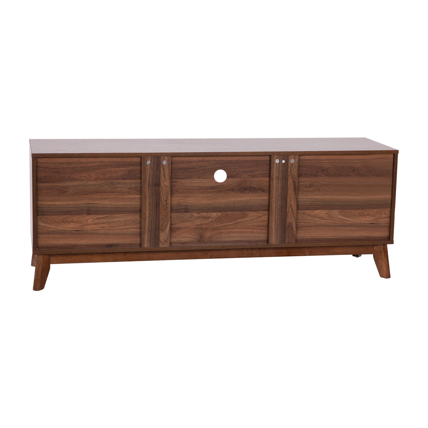 Walnut 60" TV Stand with Shelf EM-TV1500-WAL-GG