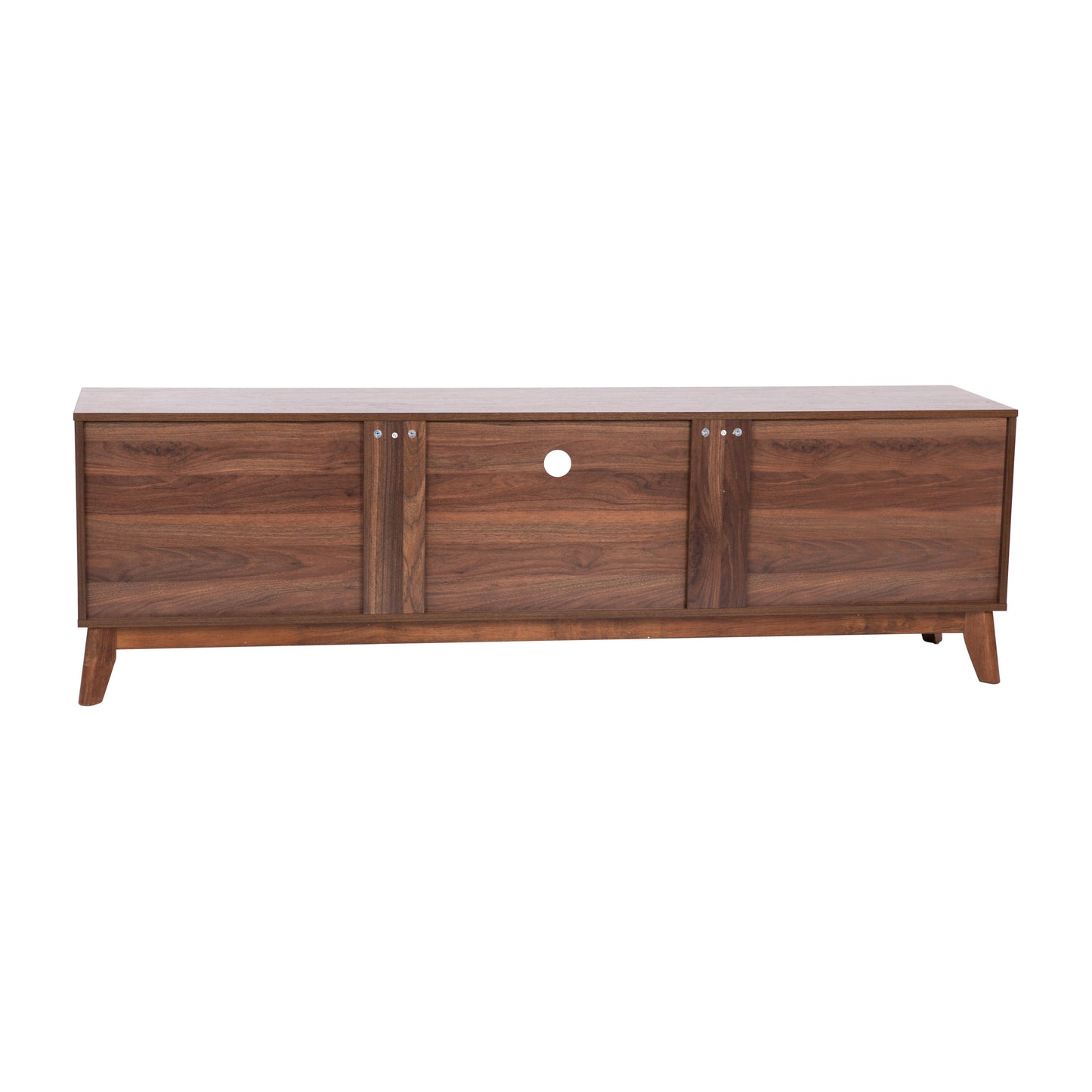 Walnut 70" TV Stand with Shelf EM-TV1801-WAL-GG