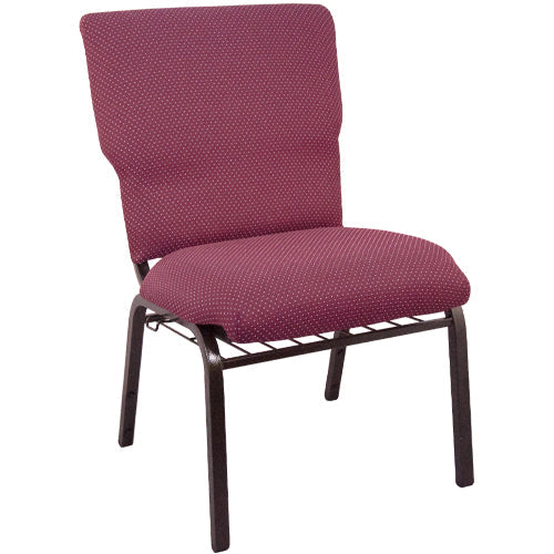 Burgundy Church Chair 21" EPCHT-100