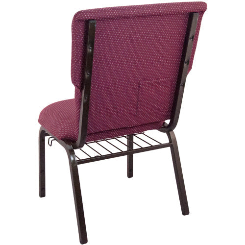 Burgundy Church Chair 21" EPCHT-100