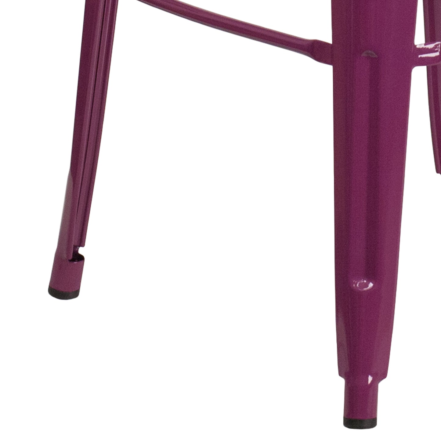 30" Purp Metal Outdoor Stool ET-3534-30-PUR-GG