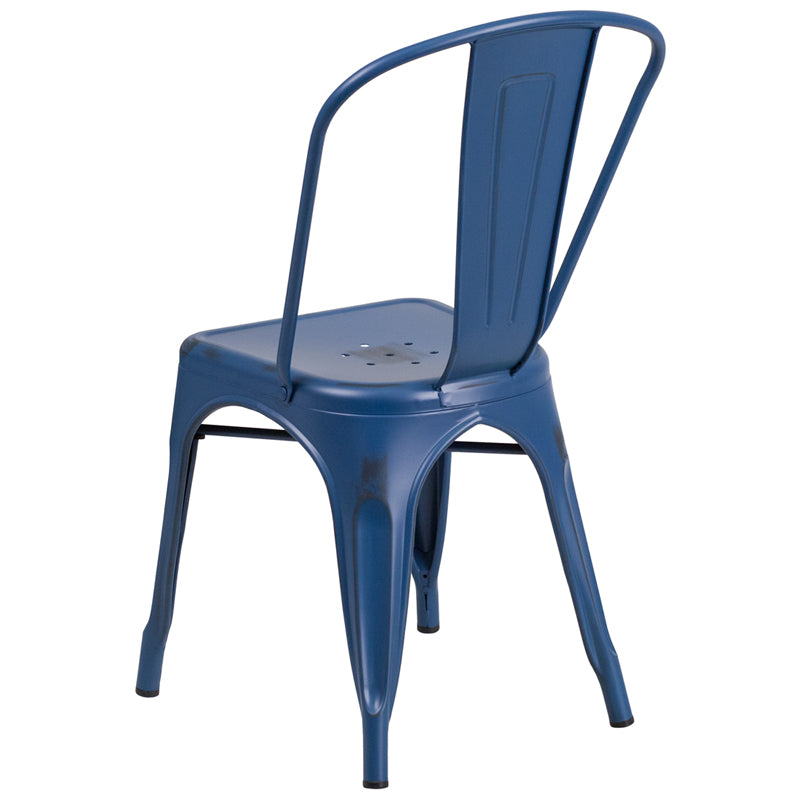 Stackable Metal Bistro Style Chair