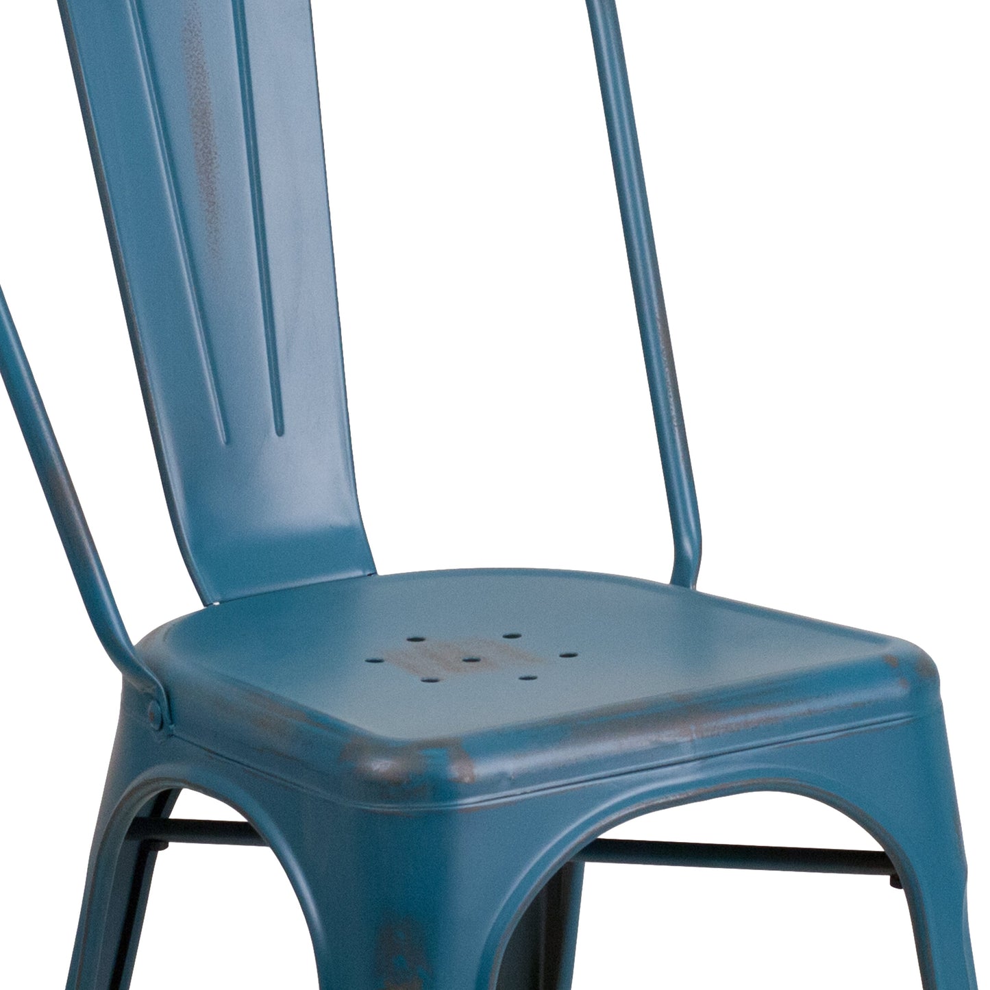 Stackable Metal Bistro Style Chair