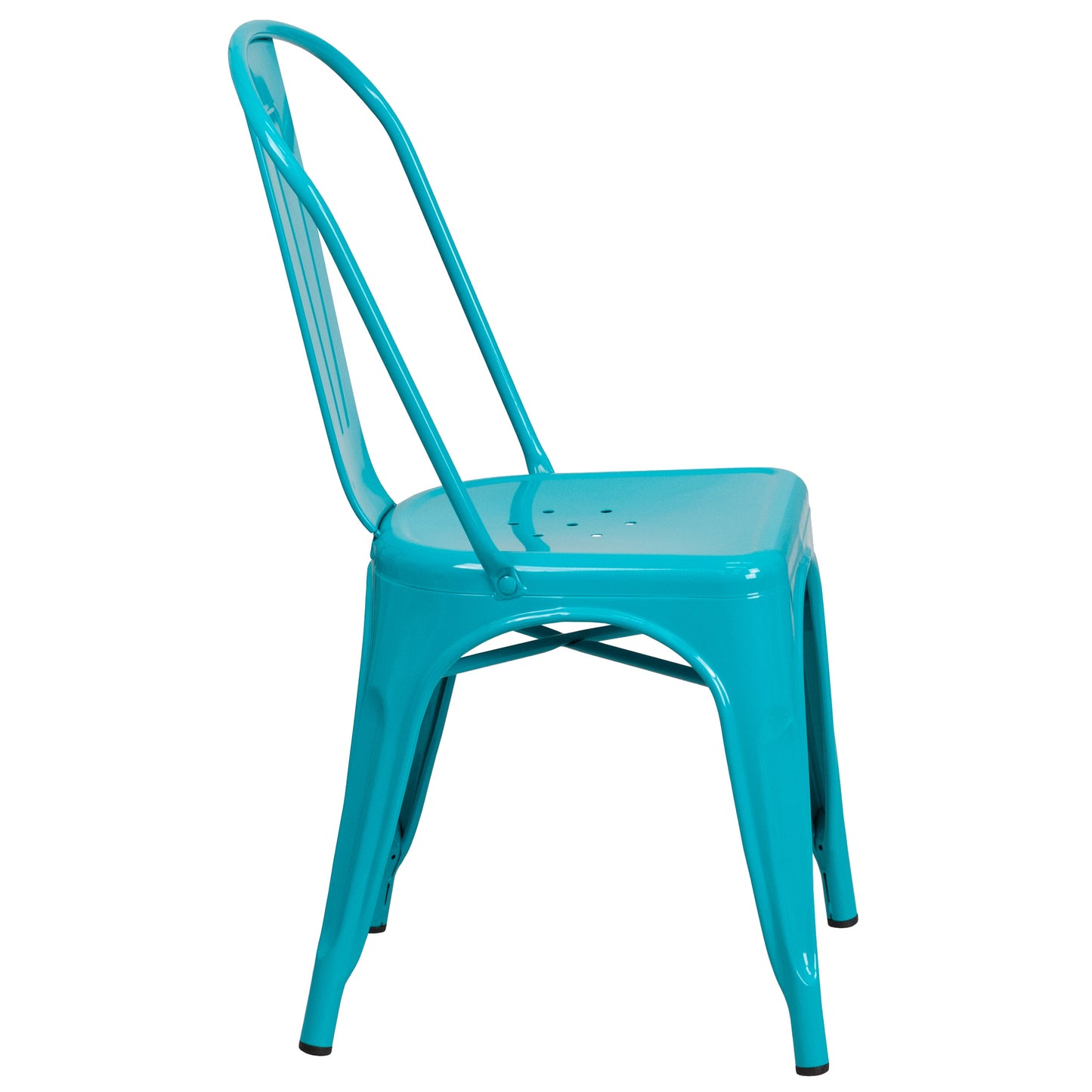 Stackable Metal Bistro Style Chair