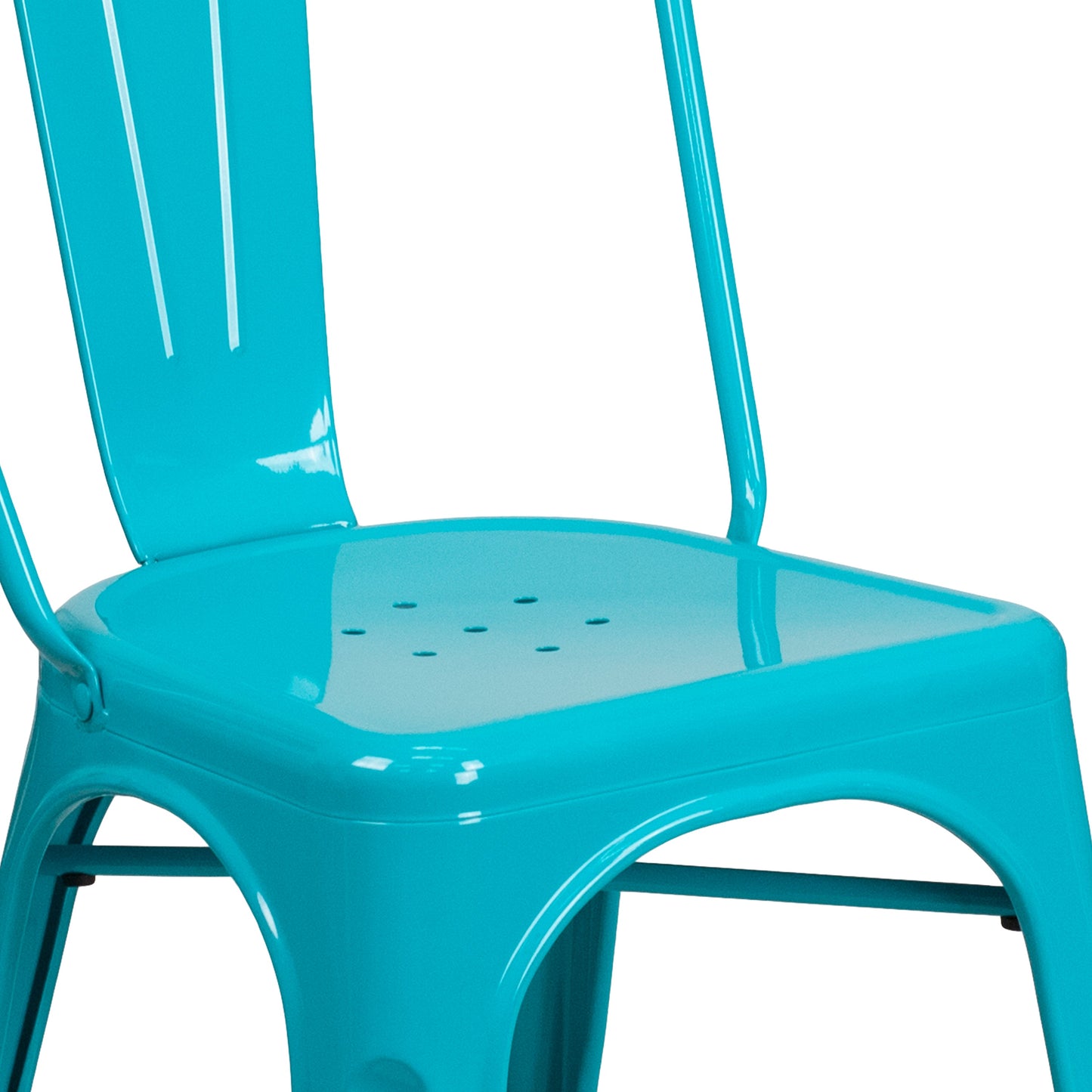 Stackable Metal Bistro Style Chair