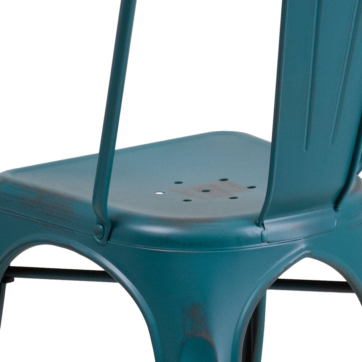 Stackable Metal Bistro Style Chair