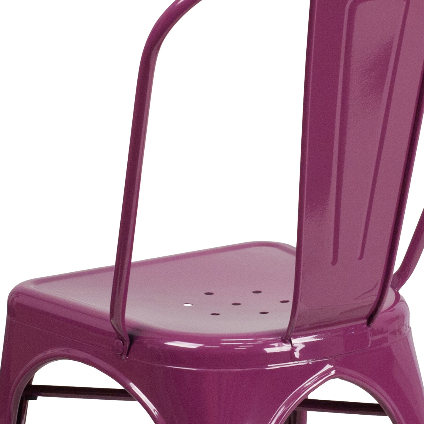 Stackable Metal Bistro Style Chair