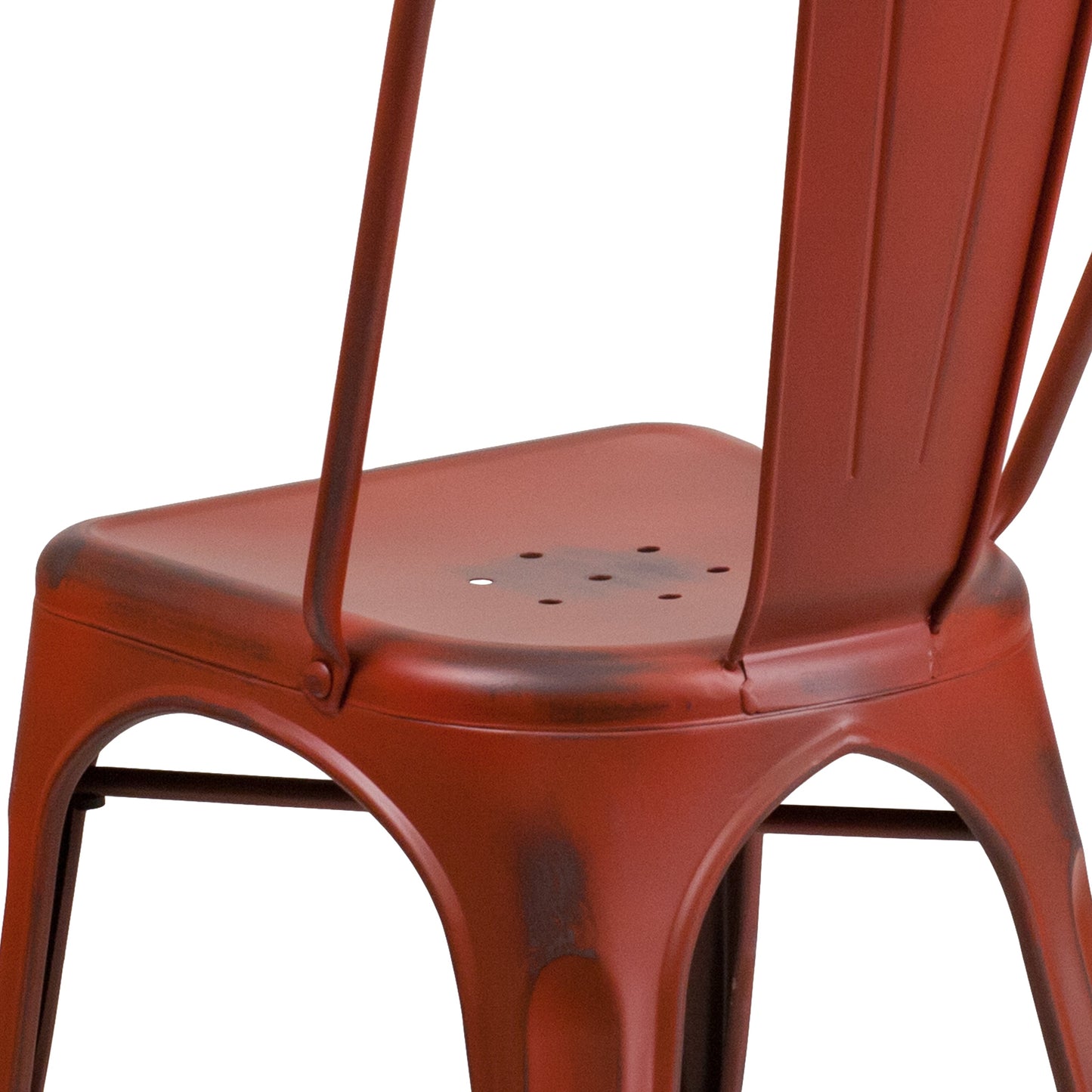 Stackable Metal Bistro Style Chair