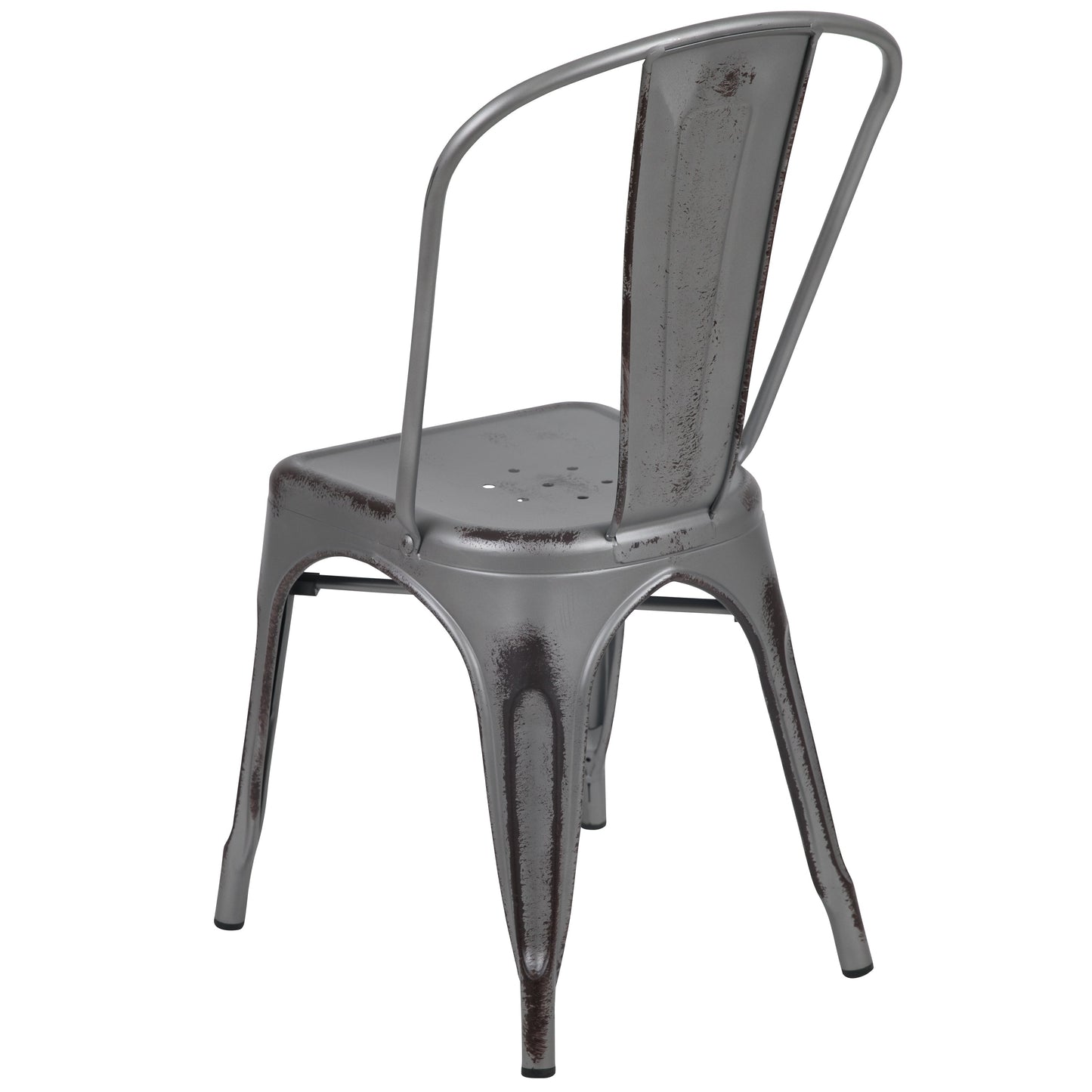 Stackable Metal Bistro Style Chair