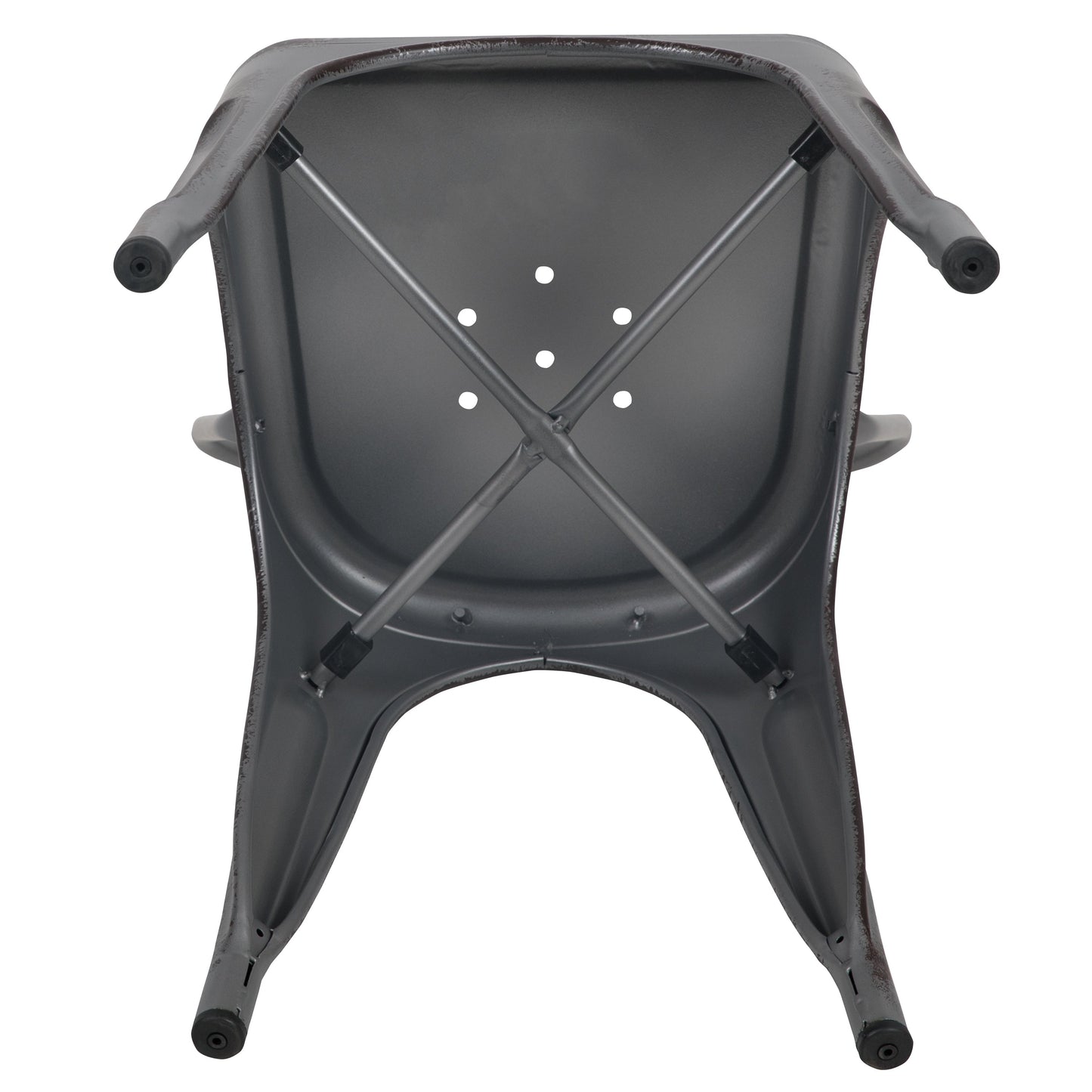 Stackable Metal Bistro Style Chair