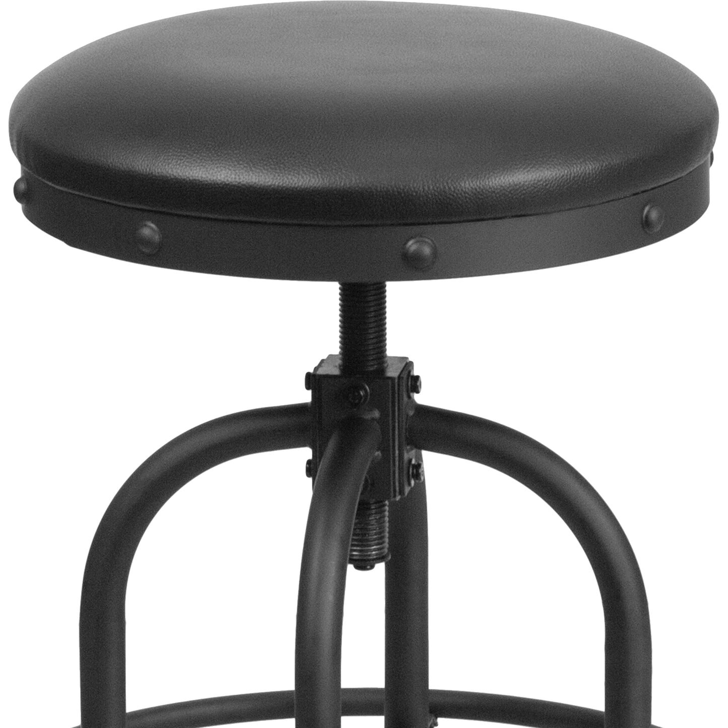 24"H Black Swivel Lift Stool ET-BR542-224-GG