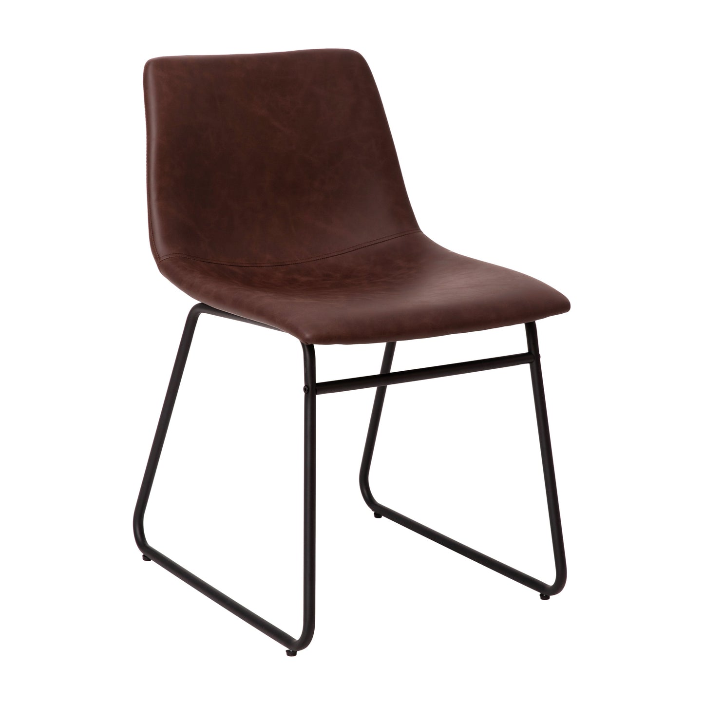 2Pk 18" Dk Brown Dining Chairs ET-ER18345-18-DB-BK-GG