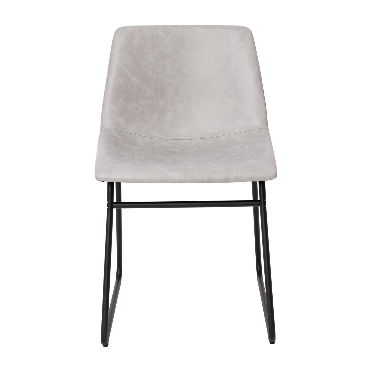 2Pk 18" Lt Gray Dining Chairs ET-ER18345-18-LG-BK-GG