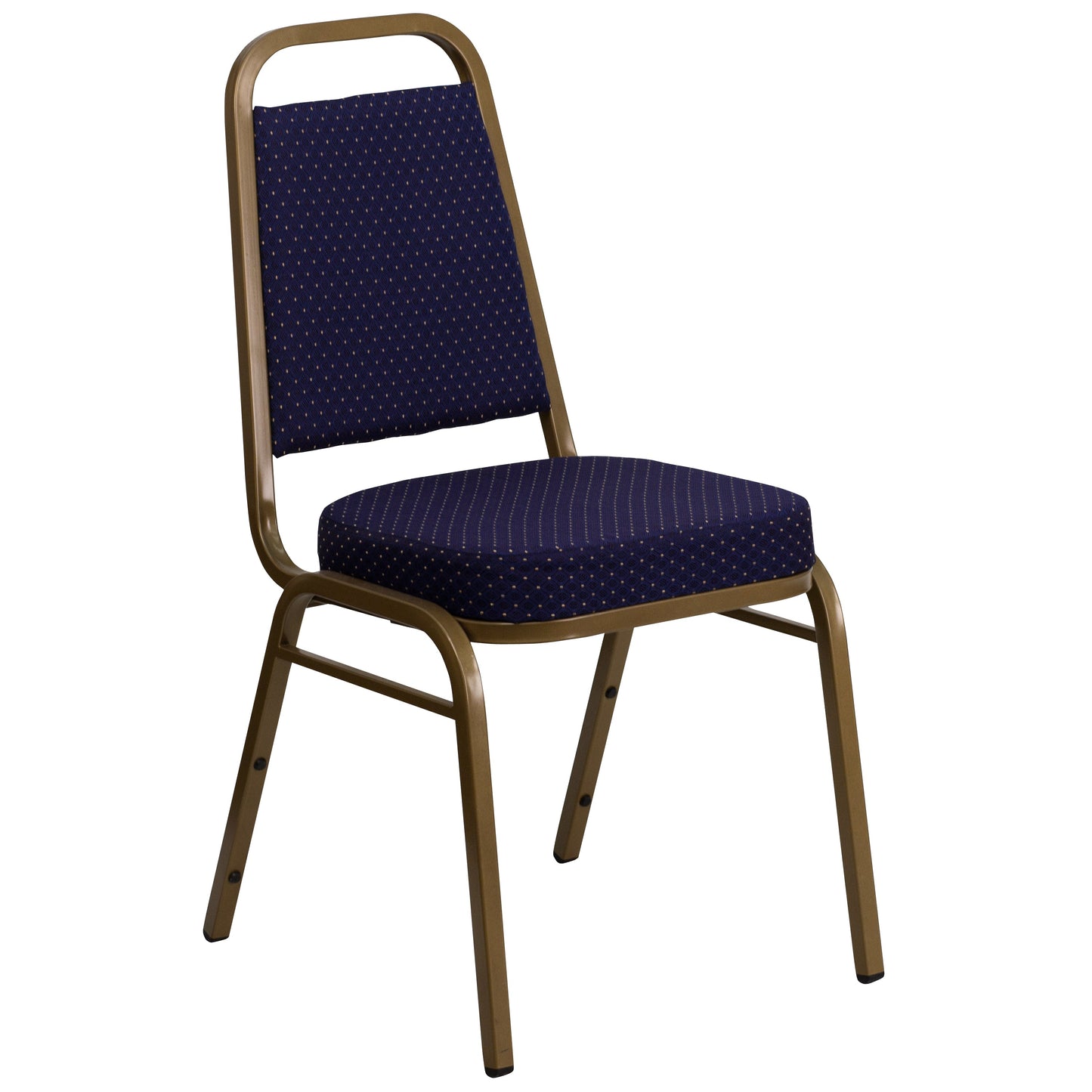 Navy Fabric Banquet Chair FD-BHF-1-ALLGOLD-0849-NVY-GG