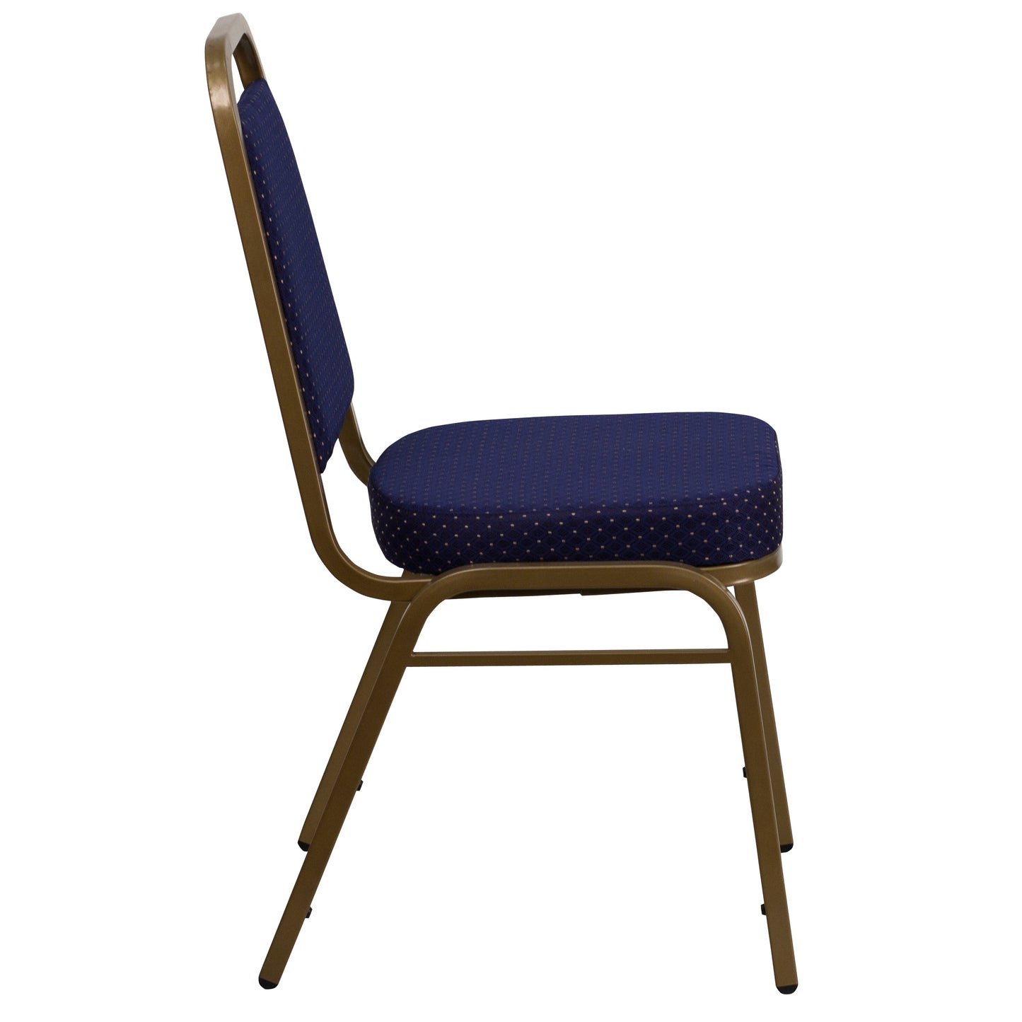 Navy Fabric Banquet Chair FD-BHF-1-ALLGOLD-0849-NVY-GG