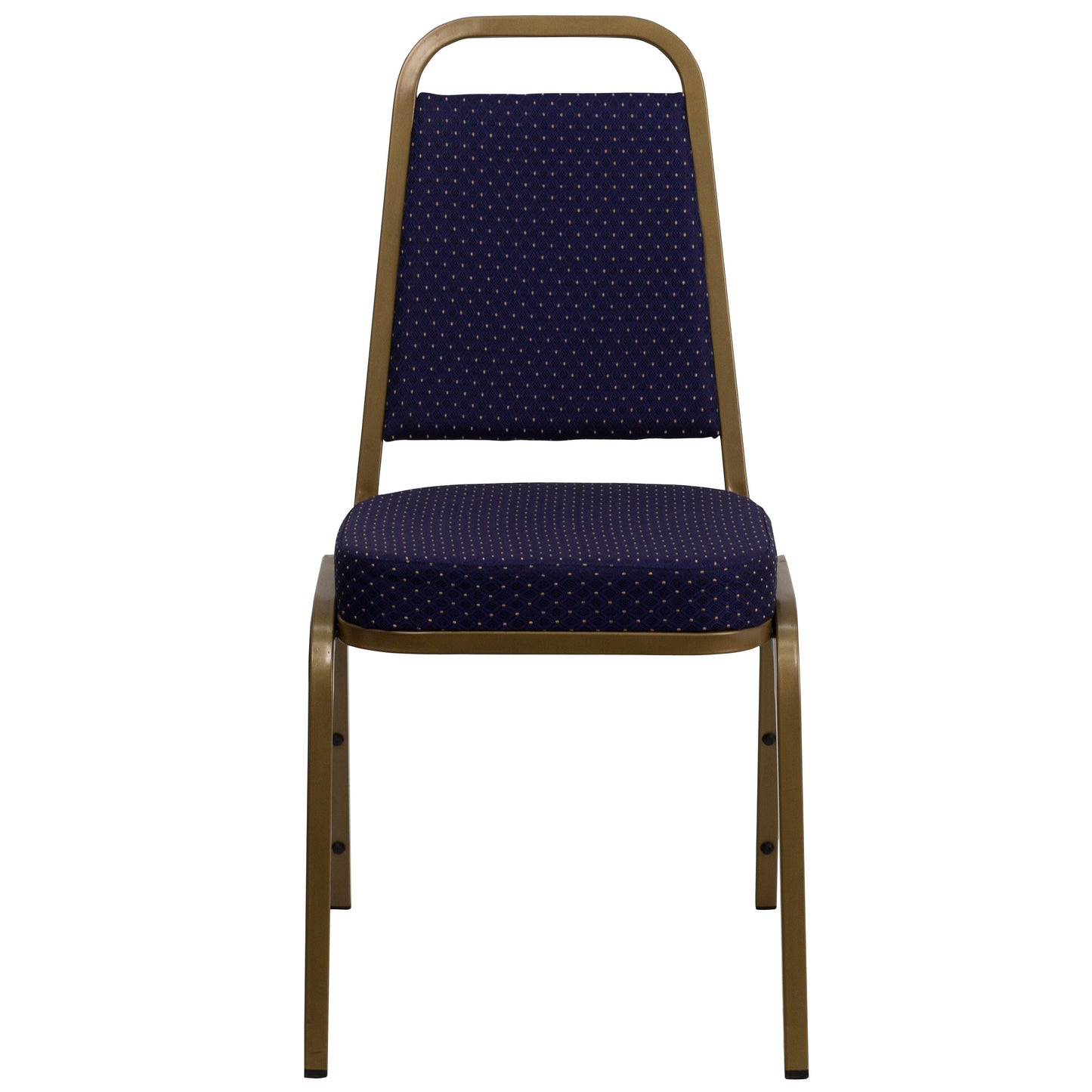 Navy Fabric Banquet Chair FD-BHF-1-ALLGOLD-0849-NVY-GG