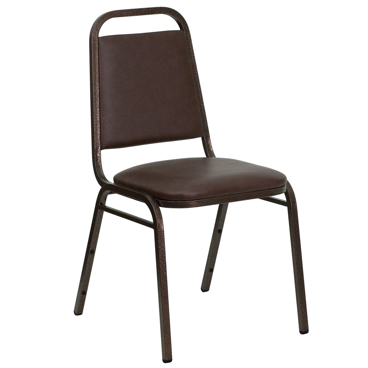 Brown Vinyl Banquet Chair FD-BHF-2-BN-GG