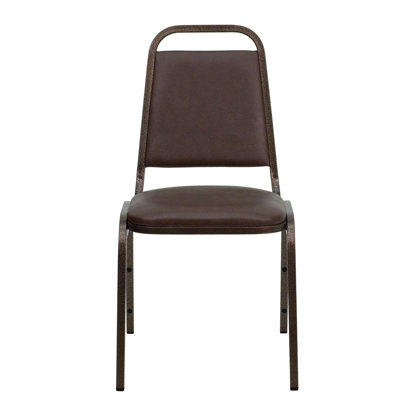 Brown Vinyl Banquet Chair FD-BHF-2-BN-GG