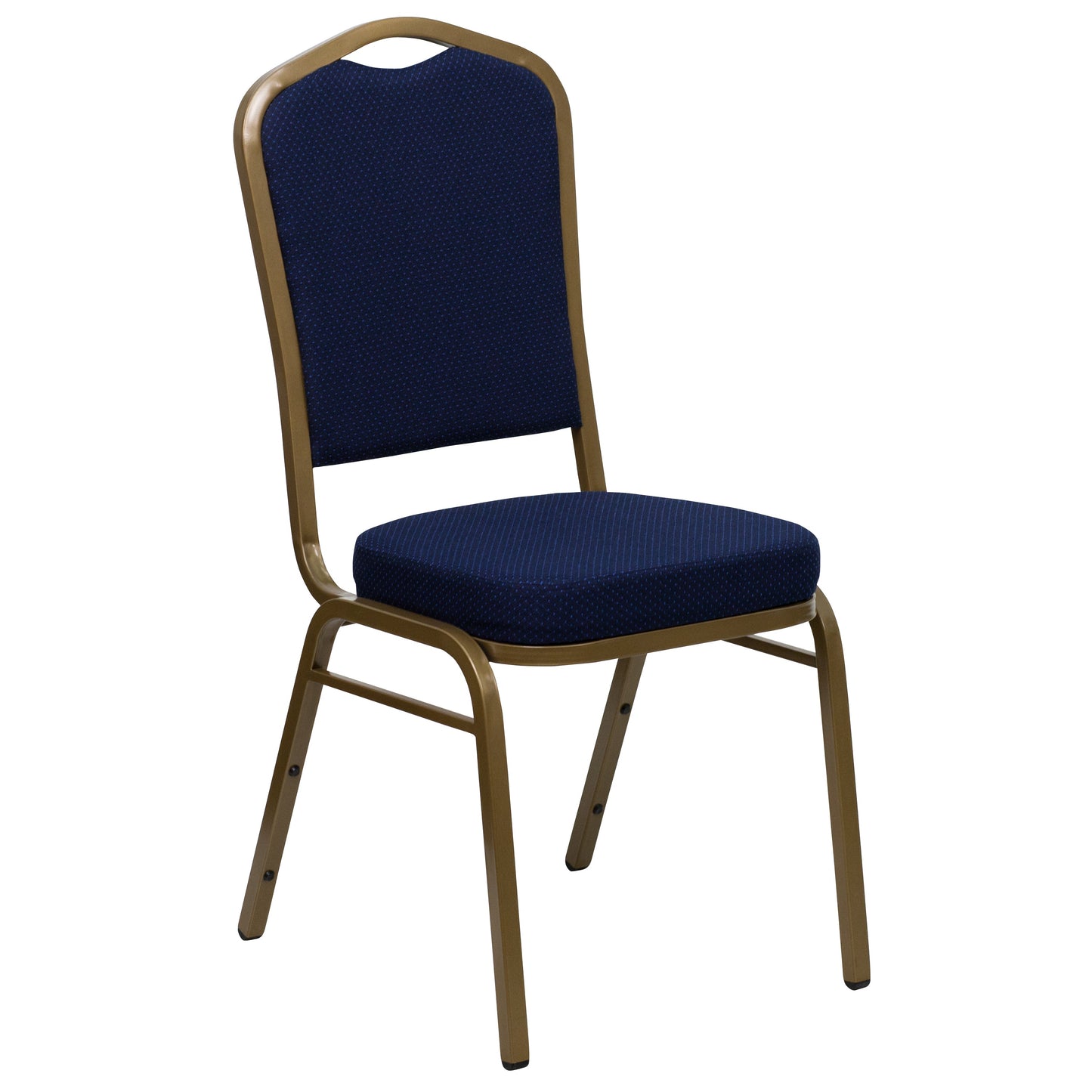 Navy Blue Fabric Banquet Chair FD-C01-ALLGOLD-2056-GG