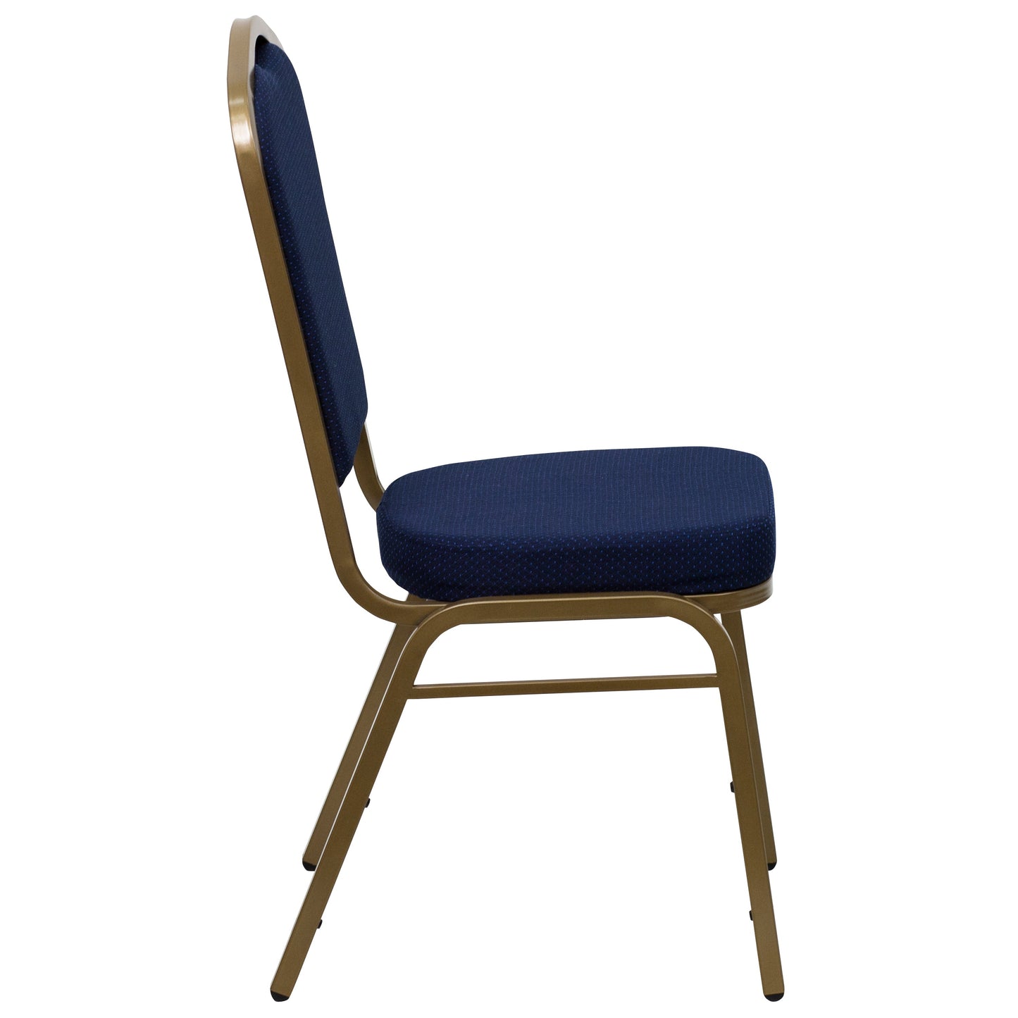 Navy Blue Fabric Banquet Chair FD-C01-ALLGOLD-2056-GG