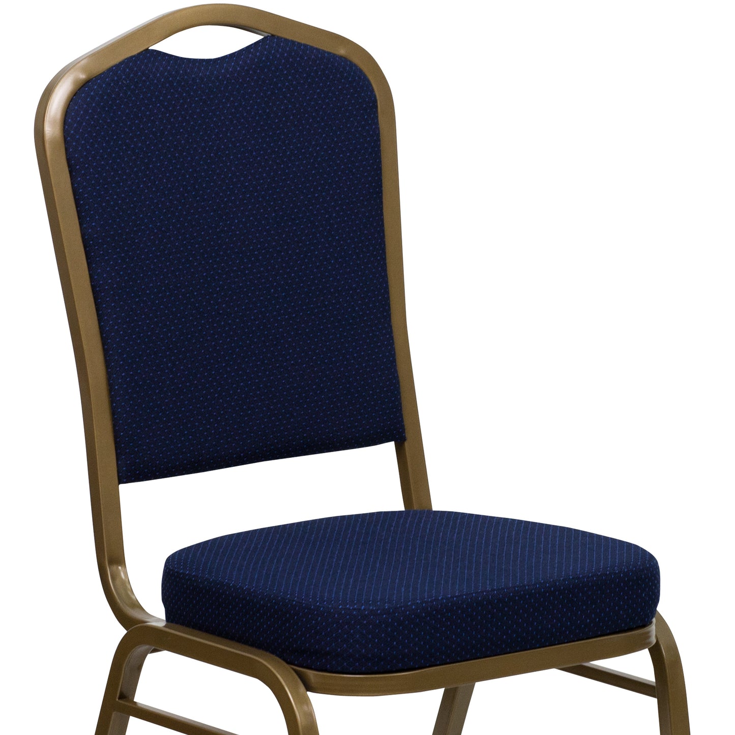 Navy Blue Fabric Banquet Chair FD-C01-ALLGOLD-2056-GG