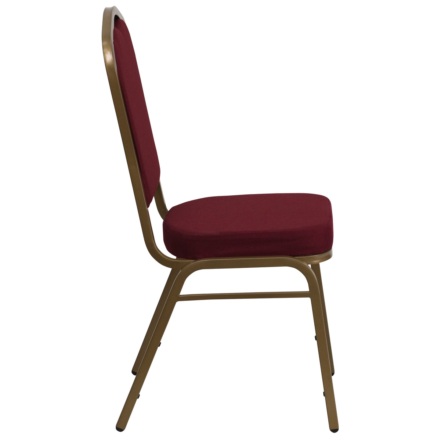 Burgundy Fabric Banquet Chair FD-C01-ALLGOLD-3169-GG