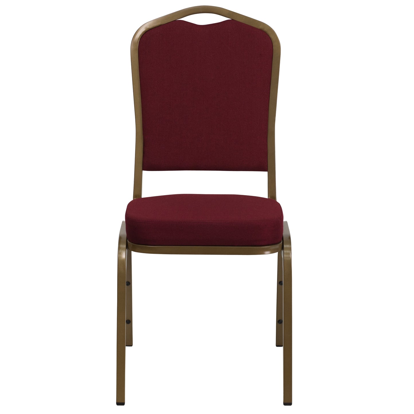 Burgundy Fabric Banquet Chair FD-C01-ALLGOLD-3169-GG