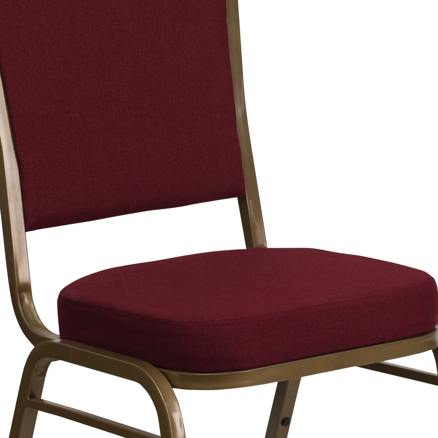 Burgundy Fabric Banquet Chair FD-C01-ALLGOLD-3169-GG