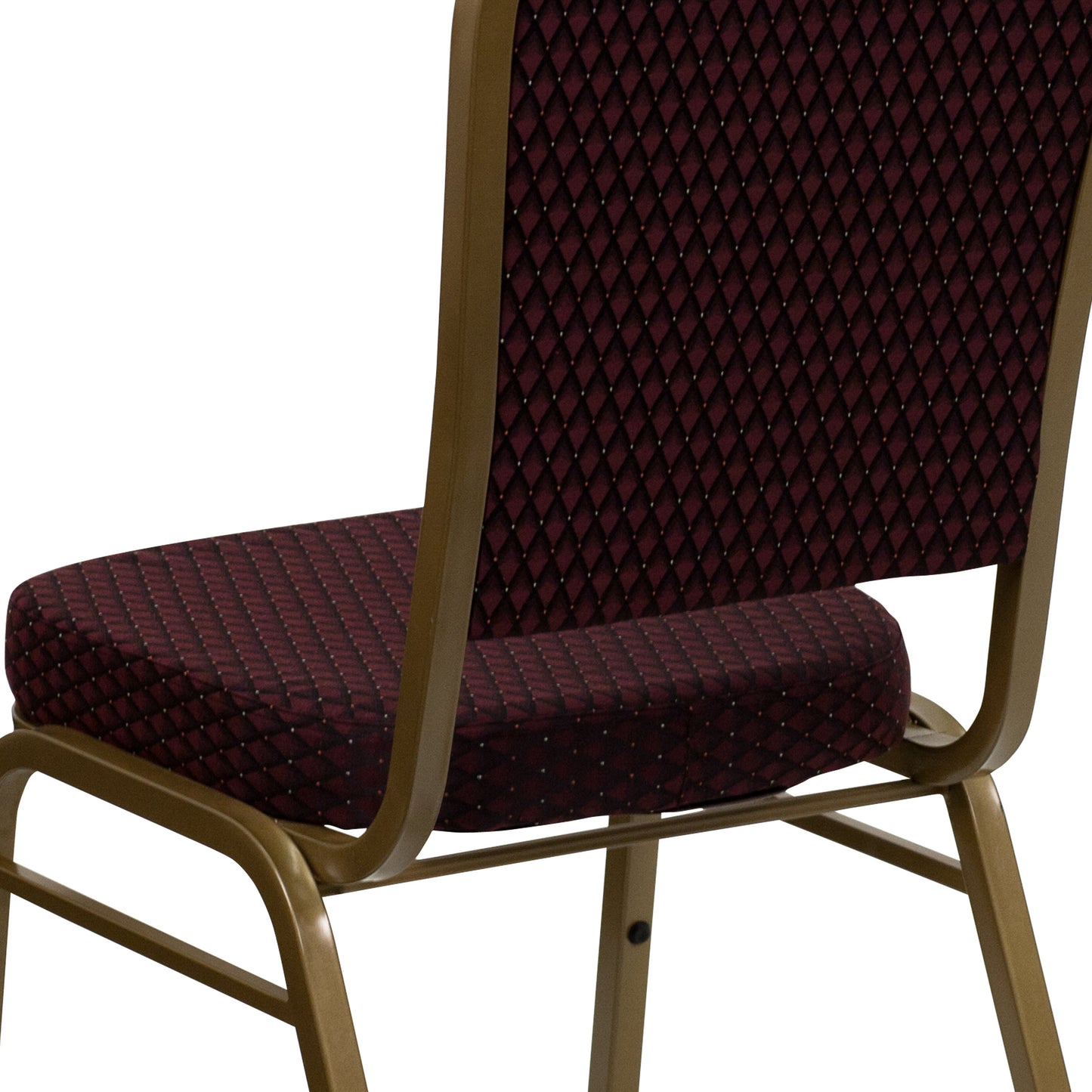 Burgundy Fabric Banquet Chair FD-C01-ALLGOLD-EFE1679-GG