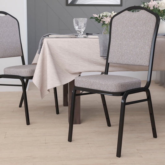 Gray Fabric Banquet Chair FD-C01-B-5-GG