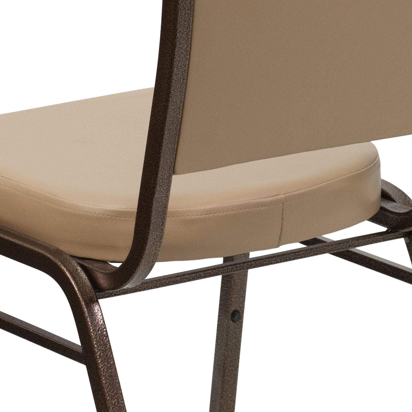 Tan Vinyl Banquet Chair FD-C01-COPPER-TN-VY-GG