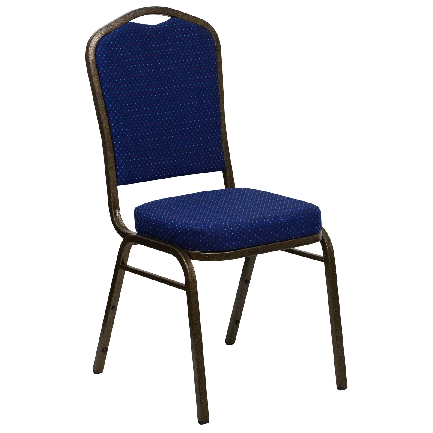 Navy Blue Fabric Banquet Chair FD-C01-GOLDVEIN-208-GG