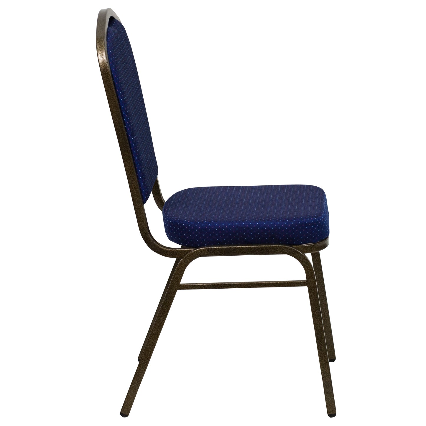 Navy Blue Fabric Banquet Chair FD-C01-GOLDVEIN-208-GG