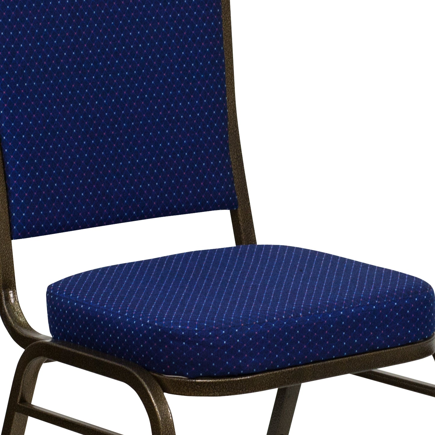 Navy Blue Fabric Banquet Chair FD-C01-GOLDVEIN-208-GG