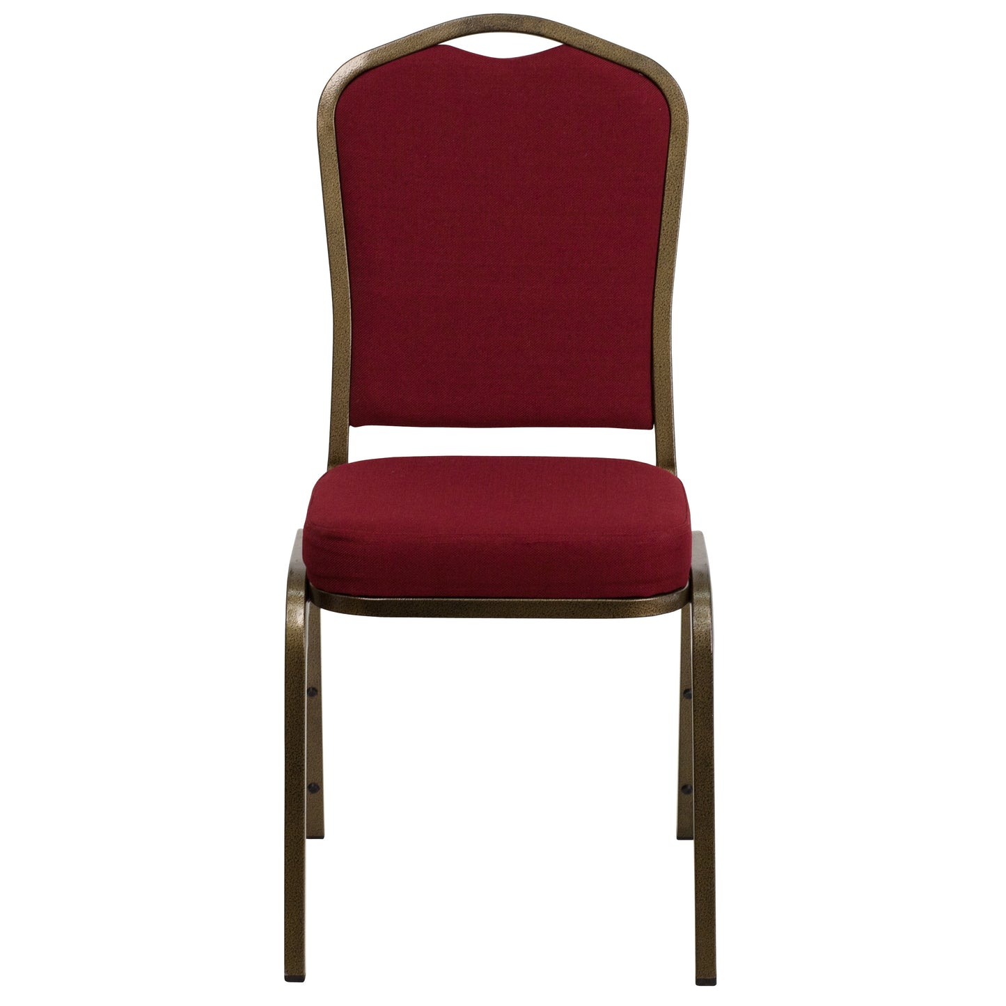 Burgundy Fabric Banquet Chair FD-C01-GOLDVEIN-3169-GG