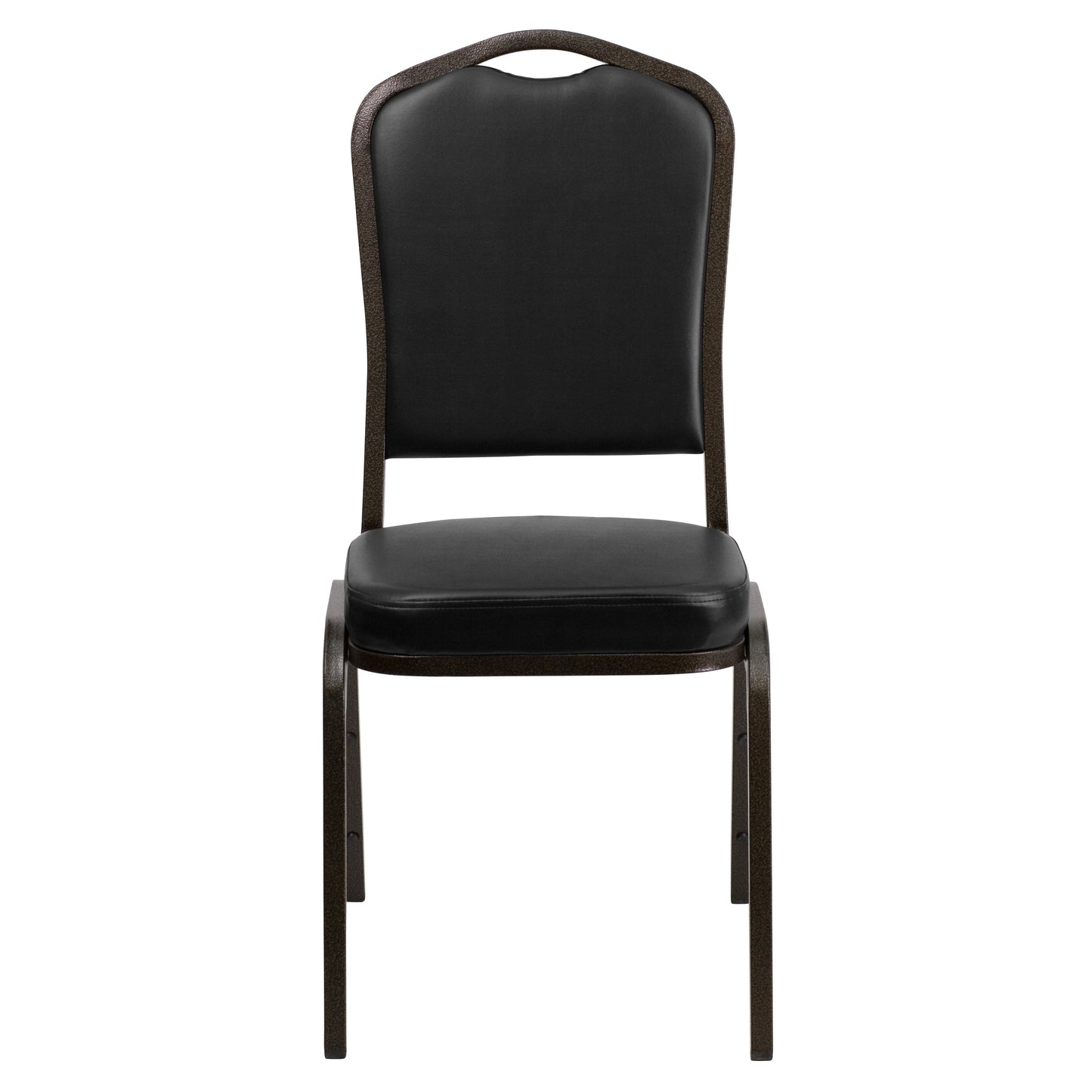 Black Vinyl Banquet Chair FD-C01-GOLDVEIN-BK-VY-GG