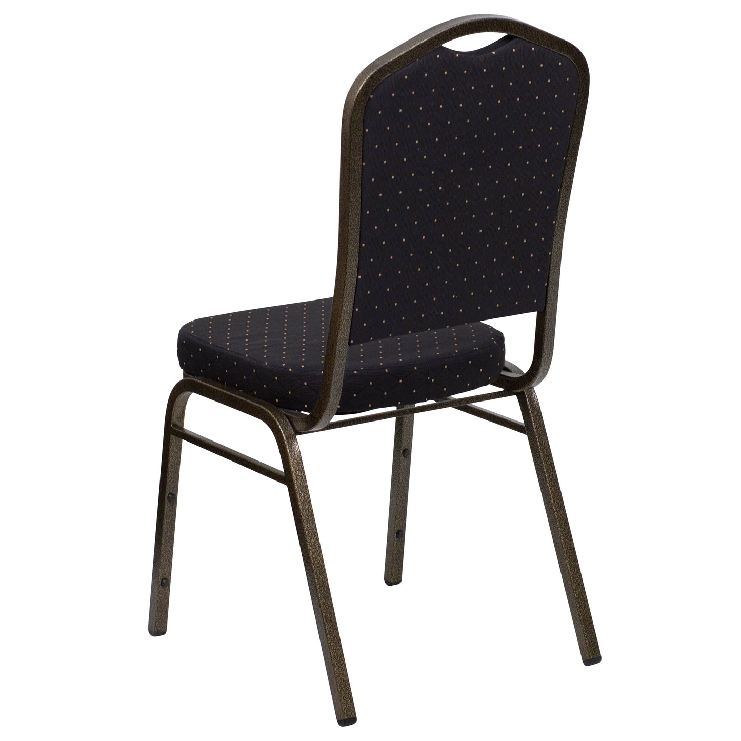 Black Fabric Banquet Chair FD-C01-GOLDVEIN-S0806-GG