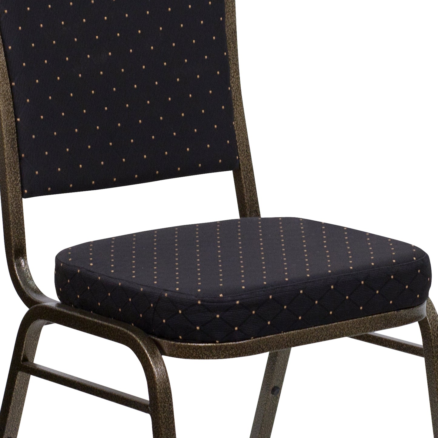 Black Fabric Banquet Chair FD-C01-GOLDVEIN-S0806-GG