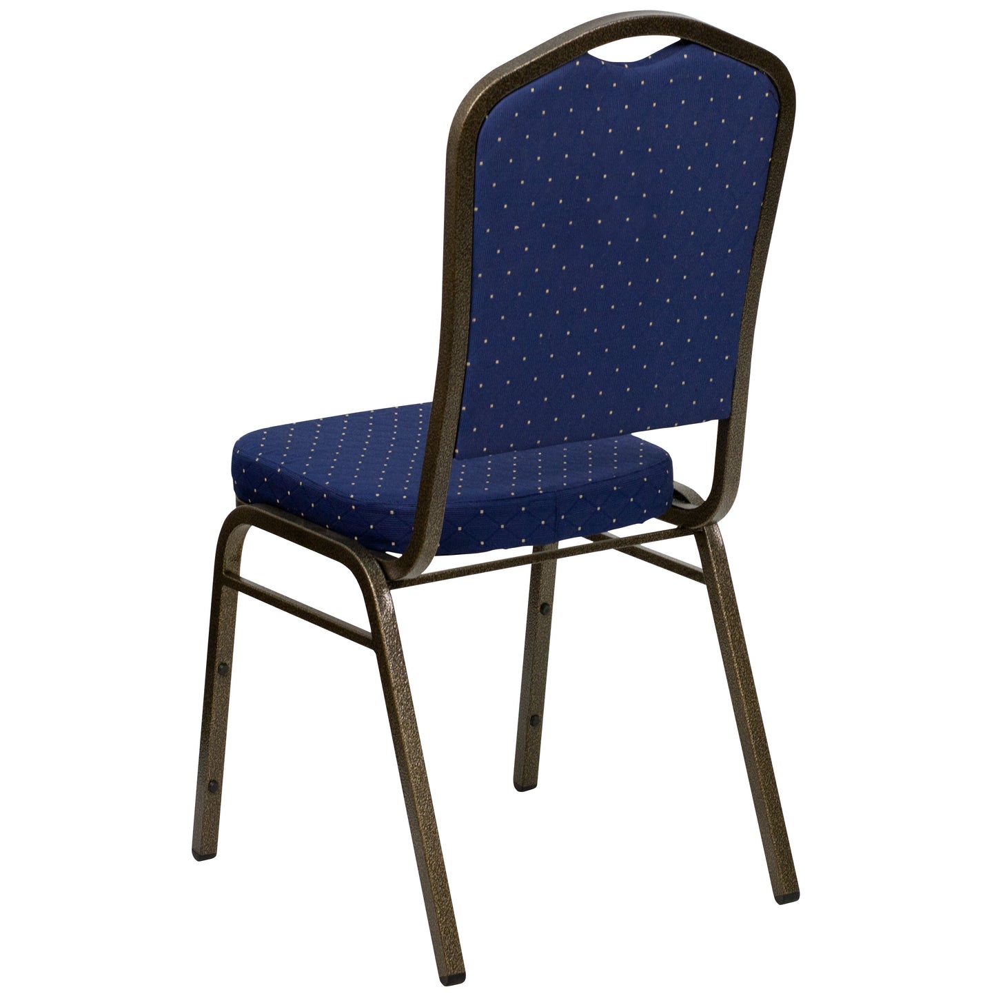 Navy Blue Fabric Banquet Chair FD-C01-GOLDVEIN-S0810-GG