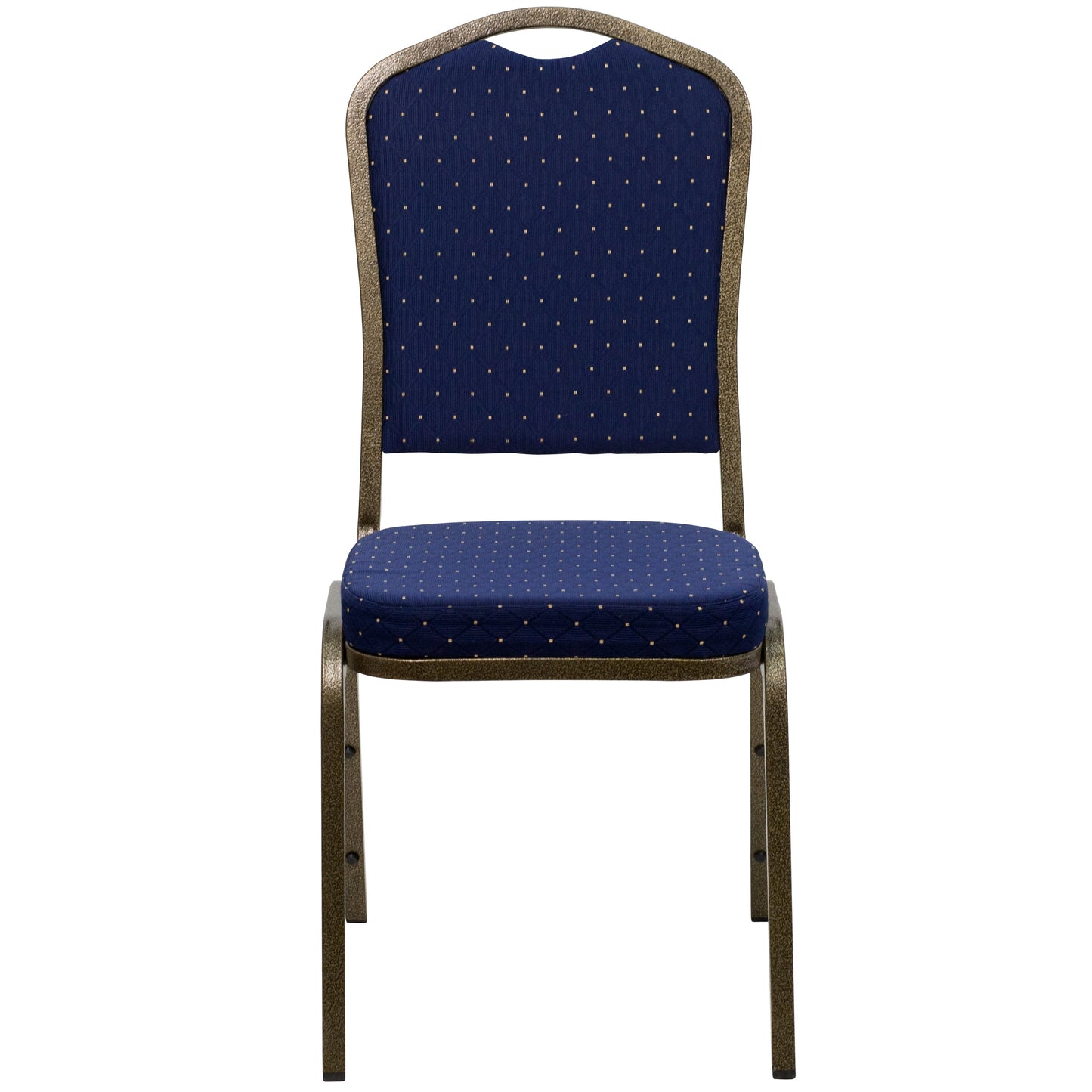 Navy Blue Fabric Banquet Chair FD-C01-GOLDVEIN-S0810-GG