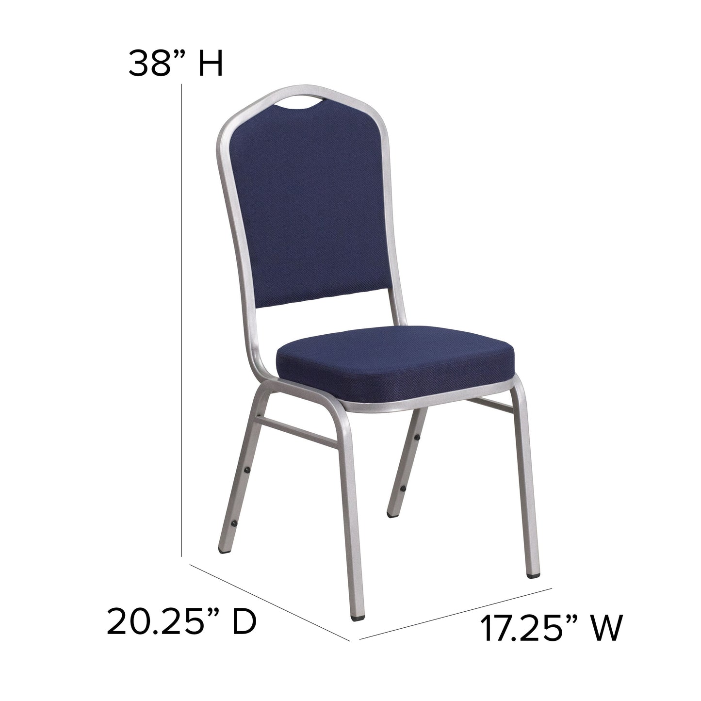 Black Fabric Banquet Chair FD-C01-S-11-GG