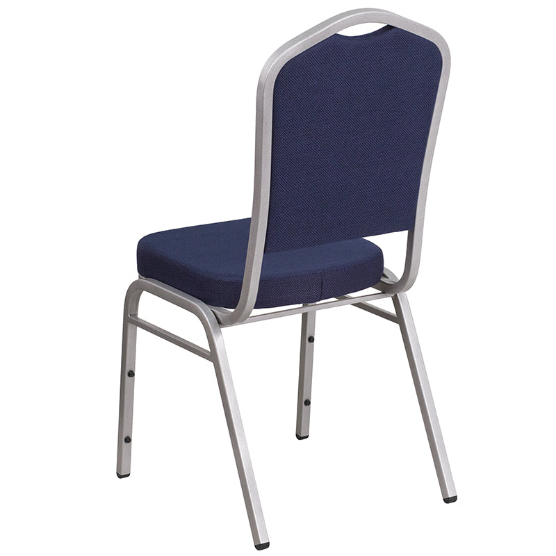 Navy Fabric Banquet Chair FD-C01-S-2-GG