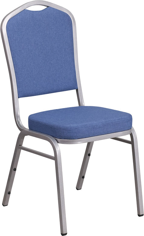 Blue Fabric Banquet Chair FD-C01-S-7-GG