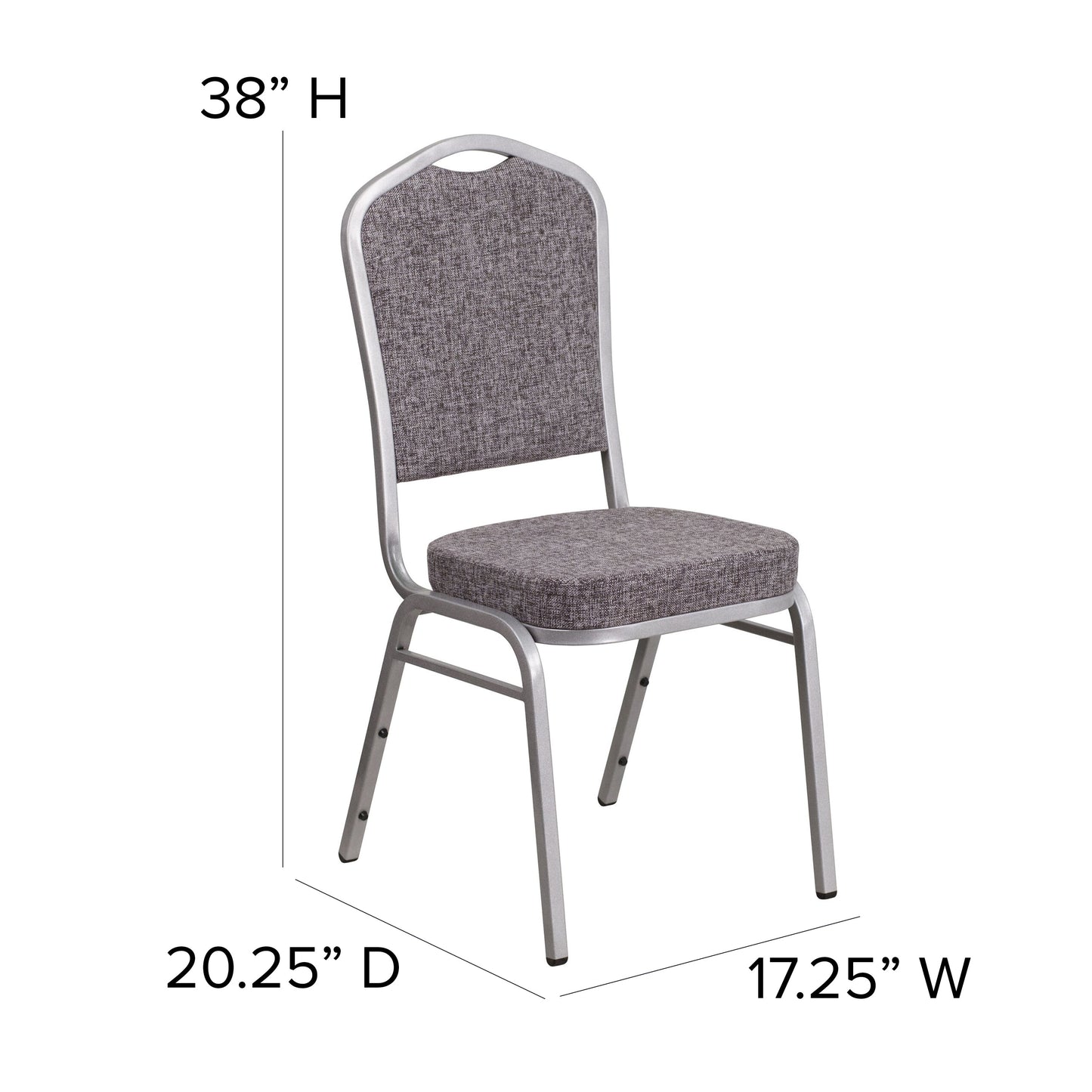 Blue Fabric Banquet Chair FD-C01-S-7-GG