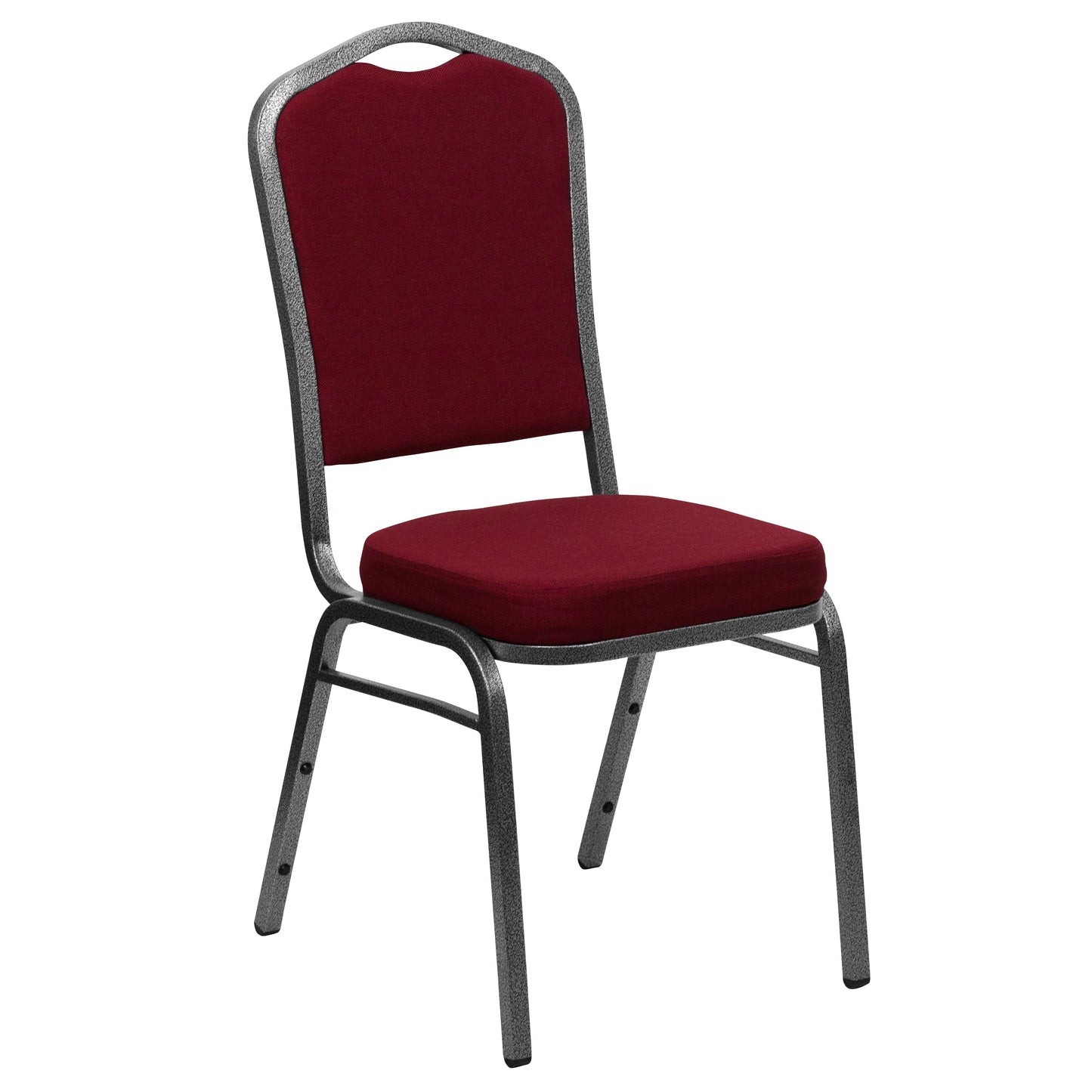 Burgundy Fabric Banquet Chair FD-C01-SILVERVEIN-3169-GG