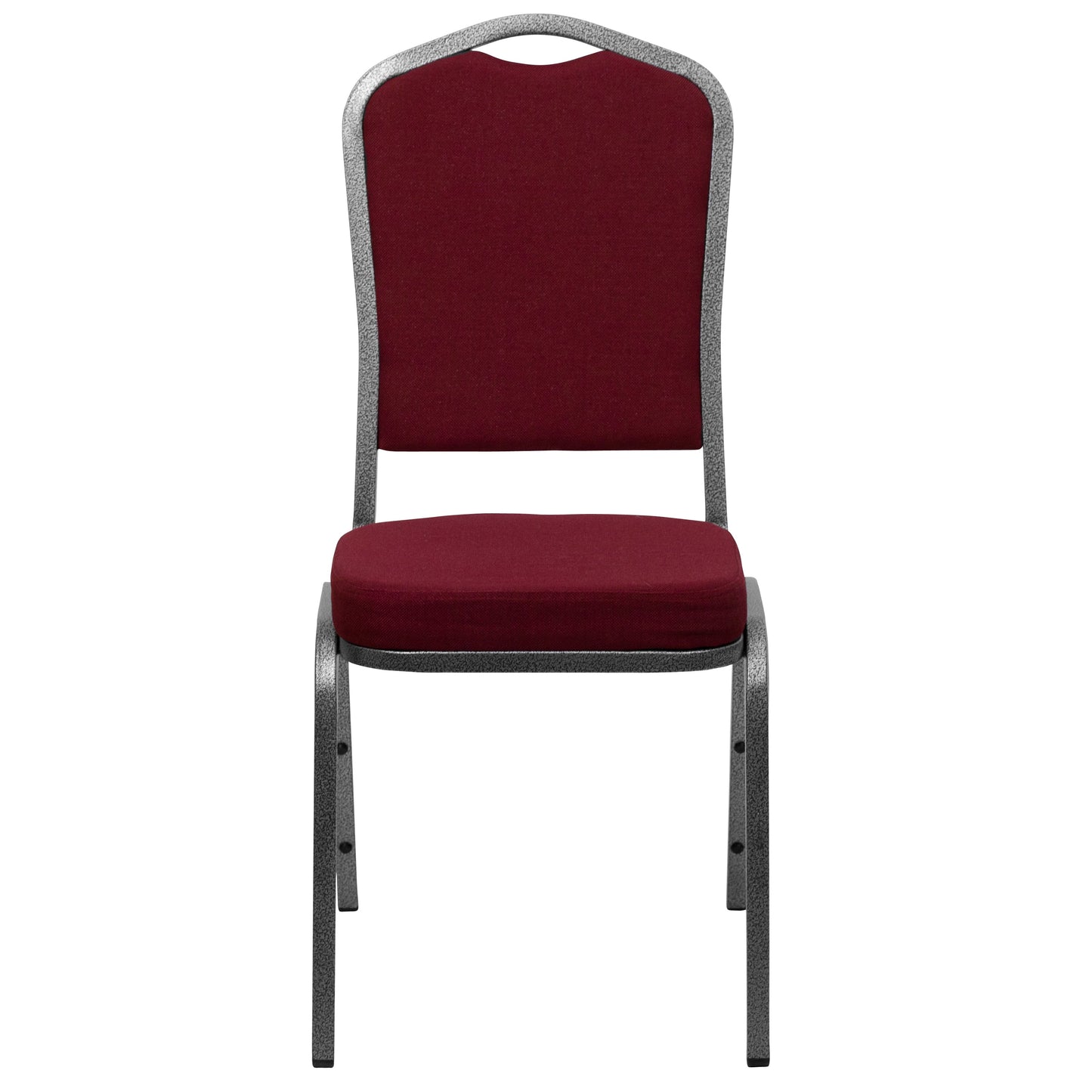 Burgundy Fabric Banquet Chair FD-C01-SILVERVEIN-3169-GG