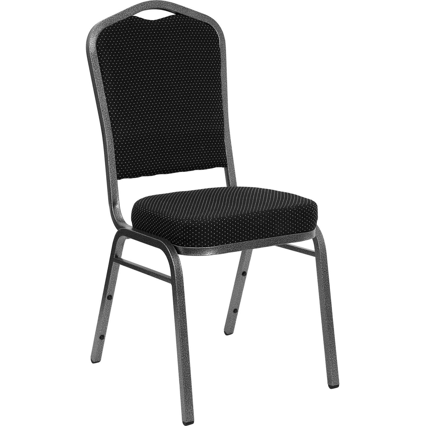 Black Fabric Banquet Chair FD-C01-SILVERVEIN-S076-GG