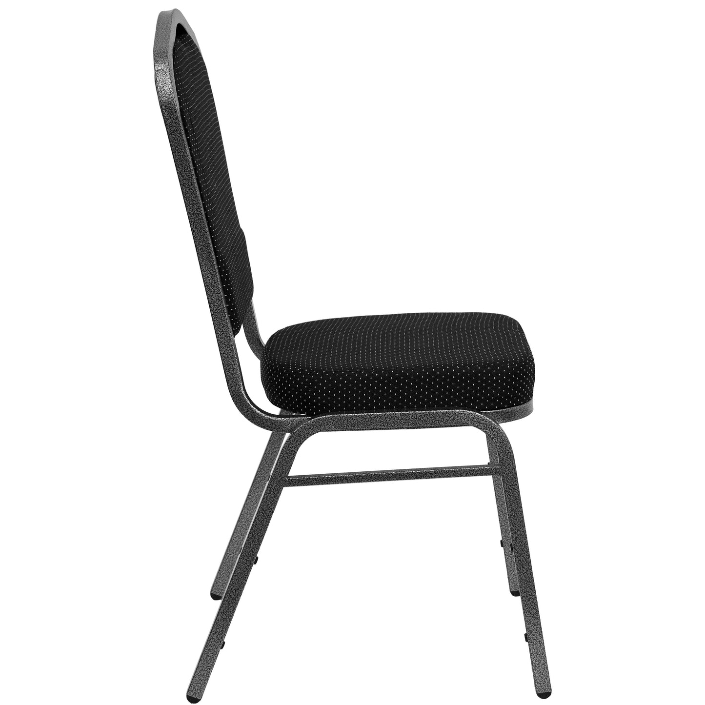 Black Fabric Banquet Chair FD-C01-SILVERVEIN-S076-GG