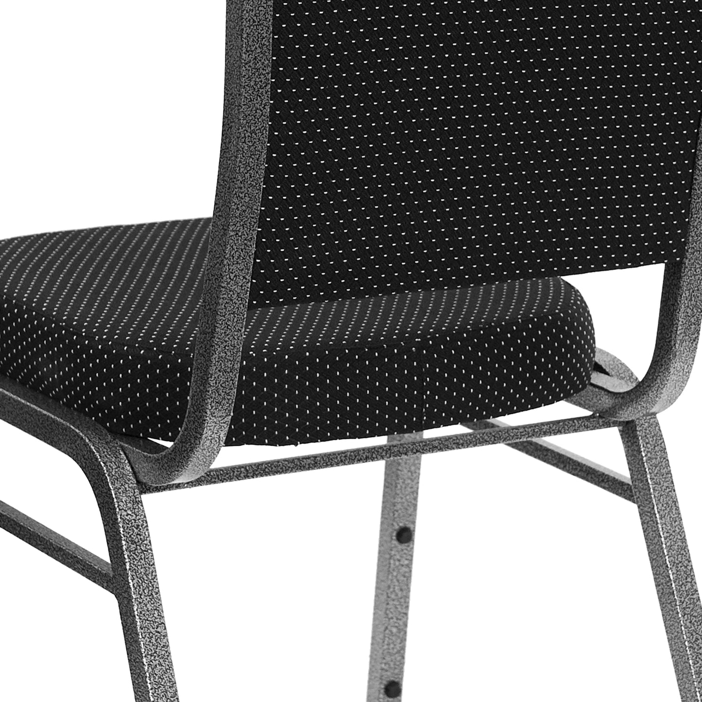 Black Fabric Banquet Chair FD-C01-SILVERVEIN-S076-GG